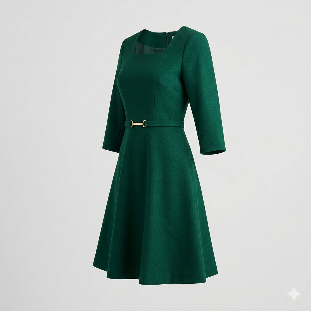 The Kensington | Square-Neck Midi